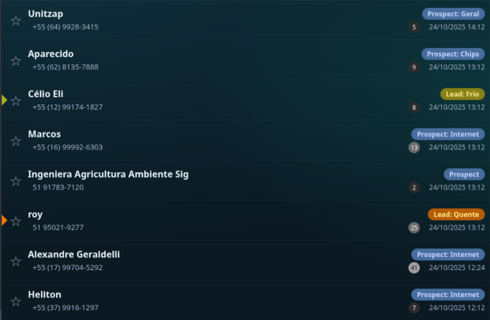 Módulo de chat em tempo real com compradores