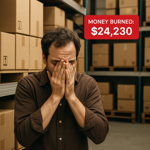 Equipe analisando estoque parado